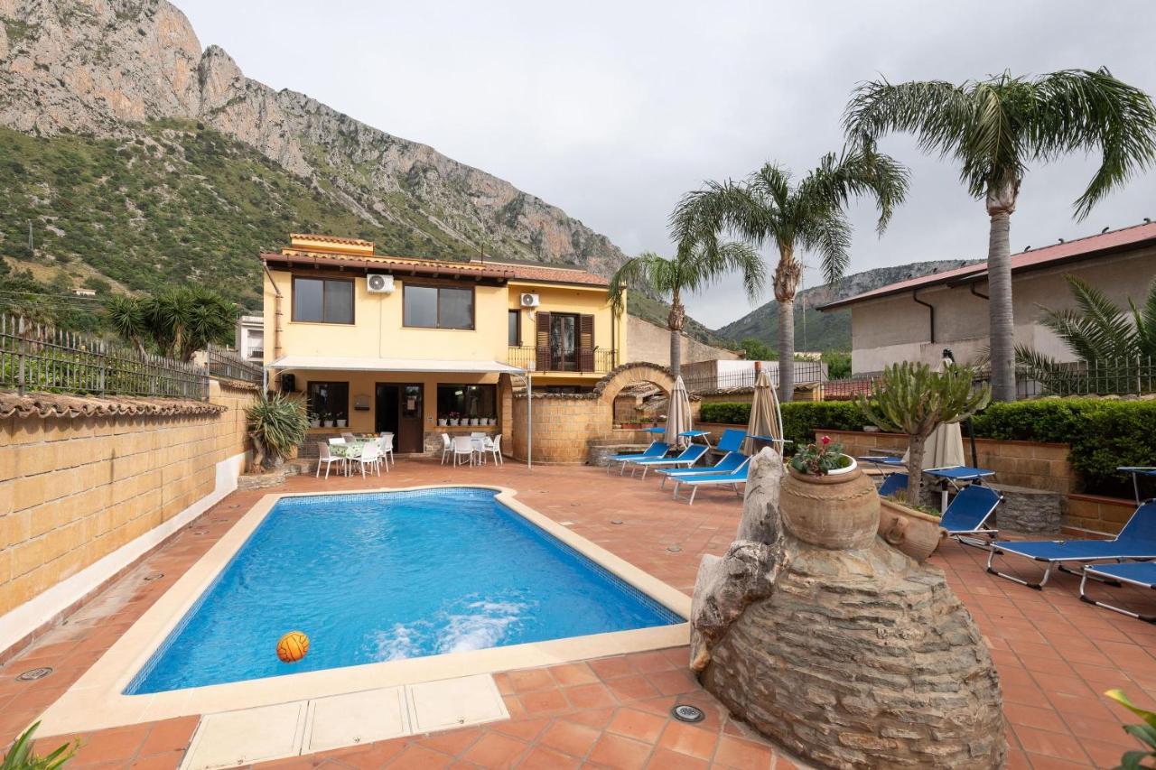 Alelida Villa con piscina Cinisi Esterno foto